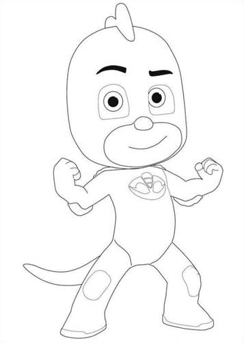 Kids N Fun Com 20 Coloring Pages Of Pj Masks