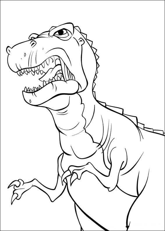 Kids-n-fun.com | Create personal coloring page of Land Before Time