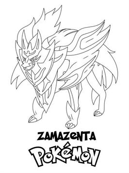 Kids-n-fun.com | 20 coloring pages of Pokemon Sword and Shield