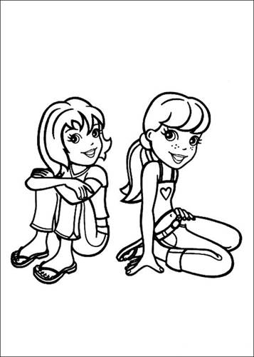 Polly Pocket Coloring Pages 