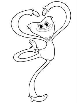 24 coloring pages of Poppy Playtime