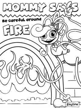 Mommy Long Legs from Poppy Playtime Coloring Pages - Get Coloring Pages