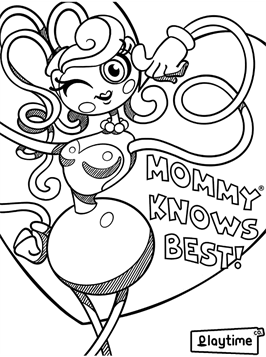 Mommy Long Legs Poppy Playtime Chapter 2 Coloring Book: Mommy Long