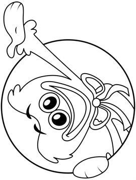 Boogie Bot from Poppy Playtime - Coloring Pages for kids