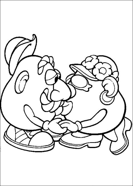 Toy Story Mrs. Potato Head Coloring Pages Coloring Pages
