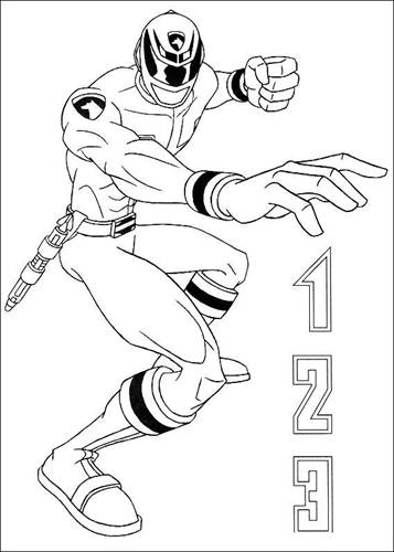  | 111 coloring pages of Power Rangers