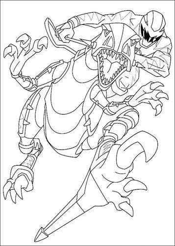 kidsnfun  111 coloring pages of power rangers