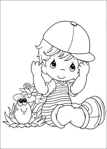 free coloring pages of precious moments