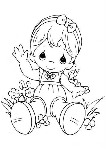 free coloring pages of precious moments