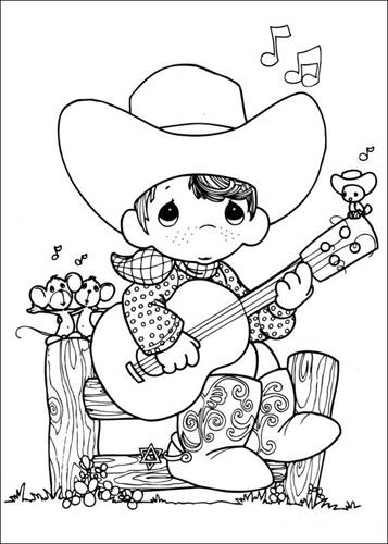 free coloring pages of precious moments