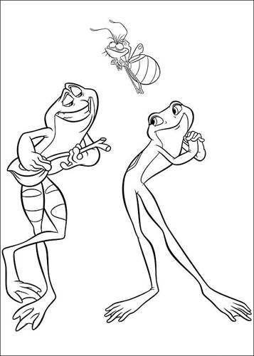 Kids-n-fun.com | 37 coloring pages of Princess and the Frog