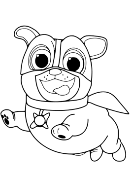 Kids N Fun Com 20 Coloring Pages Of Puppy Dog Pals