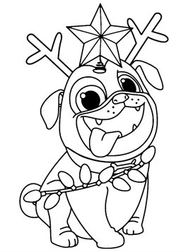 Kids N Fun Com 20 Coloring Pages Of Puppy Dog Pals