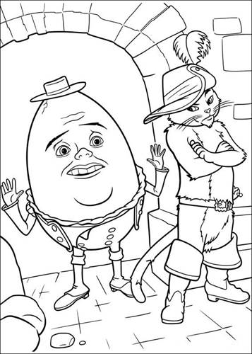 kidsnfun  23 coloring pages of puss in boots