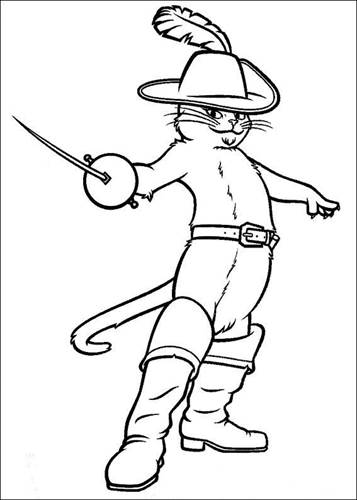 Kids N Fun Com 23 Coloring Pages Of Puss In Boots