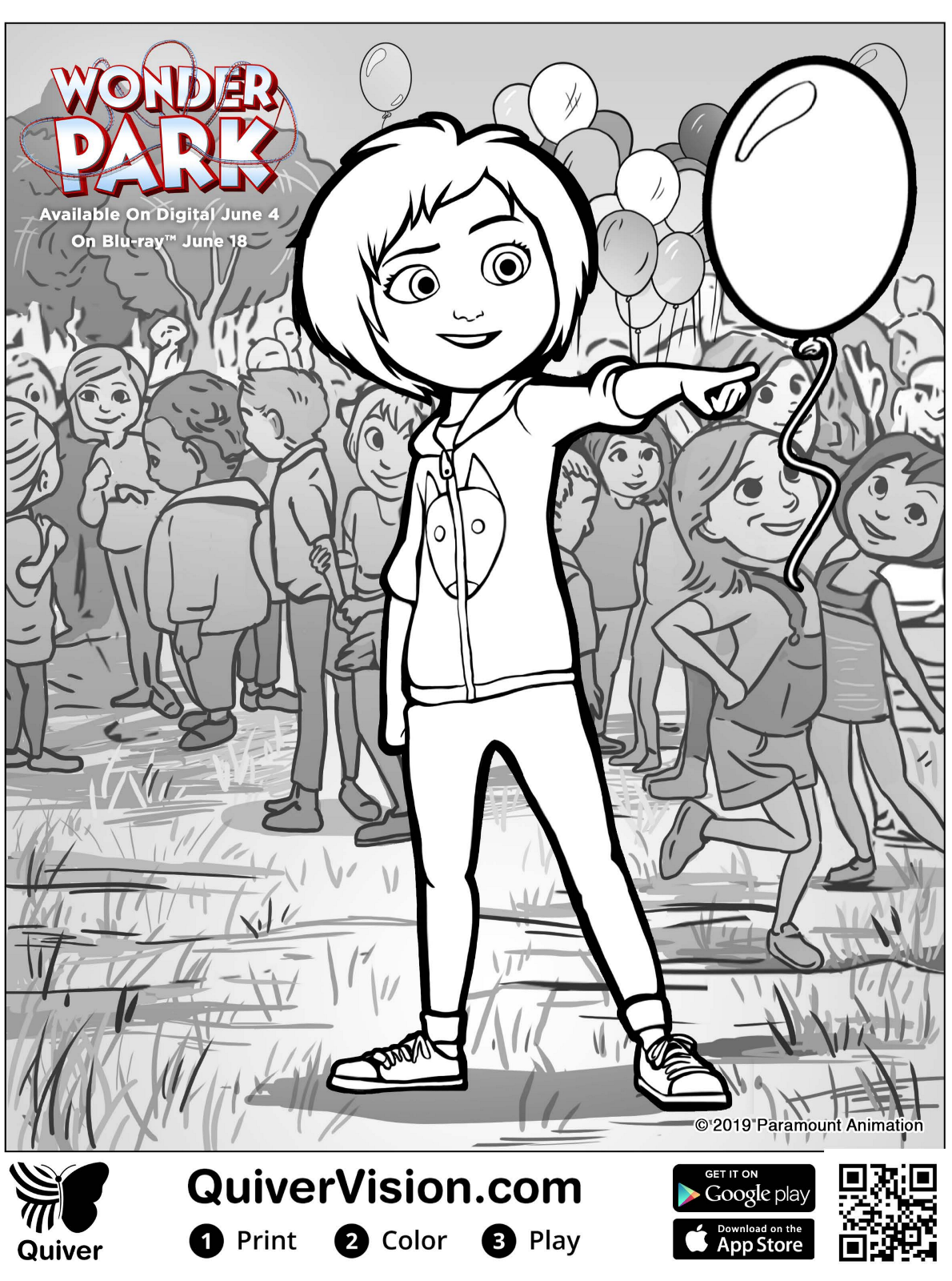 Kids-n-fun.com | Create personal coloring page of Wonder park coloring page
