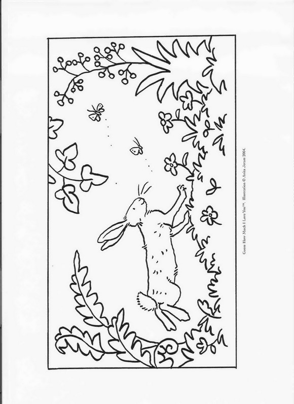Kids-n-fun.com | Coloring page Guess how much I love you Guess how much ...
