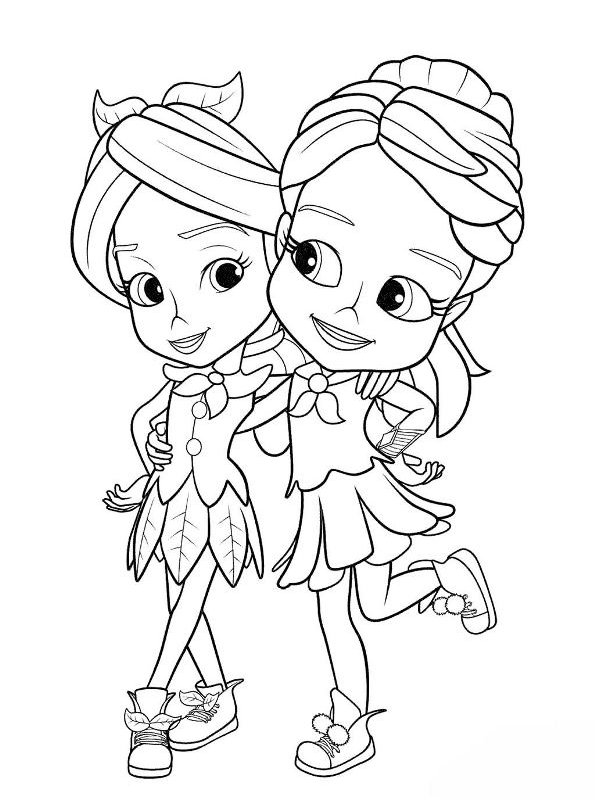 Coloring page Rainbow Rangers Rainbow