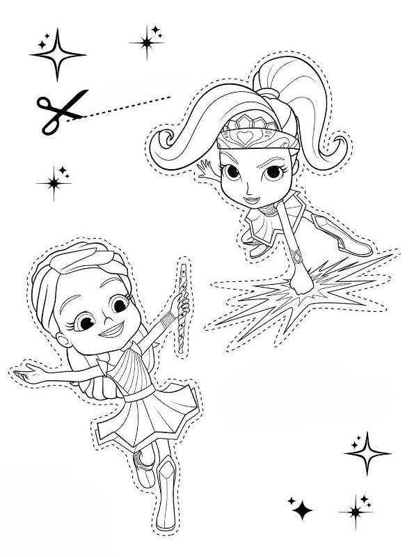 Kids-n-fun.com | Coloring page Rainbow Rangers Rosie Mandarin