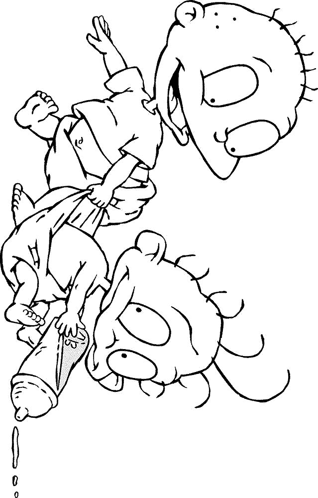 rugrats tommy coloring pages