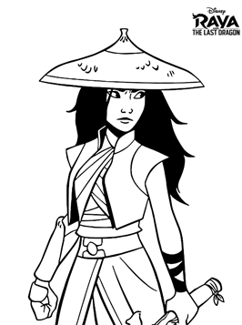 kids n fun com 13 coloring pages of raya and the last dragon