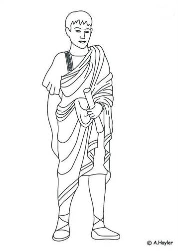 Kids-n-fun.com | 18 coloring pages of Roman era