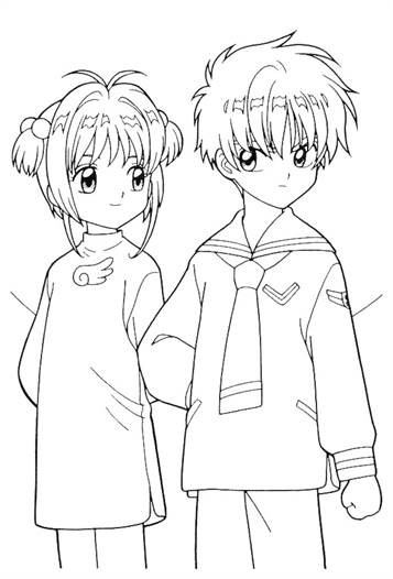 Cardcaptors Sakura 2 Coloring Page in 2023  Coloring pages, Cardcaptor  sakura, Coloring pages for kids