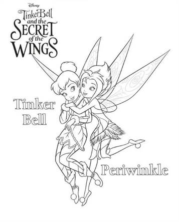 tinkerbell queen clarion coloring pages