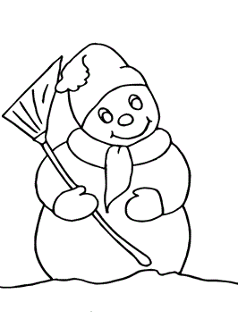 Kids-n-fun.com | 22 coloring pages of Snowman