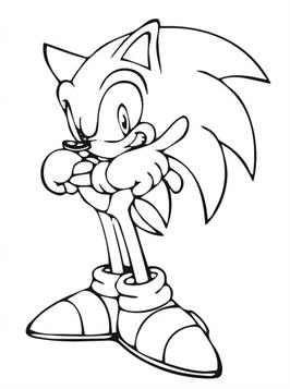 43 coloring pages of Sonic