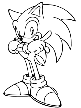 Sonic para colorir 10  Cartoon coloring pages, Animal coloring pages,  Coloring pages