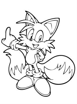 43 coloring pages of Sonic