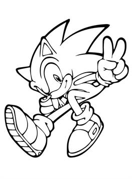 43 coloring pages of Sonic