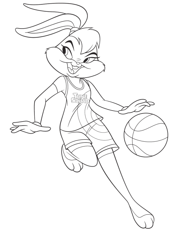 Kids-n-fun.com | Coloring page Space Jam 2 A New Legacy Lola Bunny