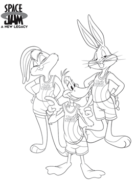 kids n fun com 14 coloring pages of space jam 2 a new legacy