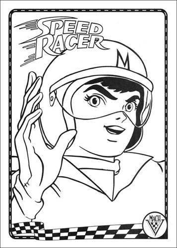 Unleash Your Creativity with Printable Speed Racer Coloring Sheets, 40 Pages