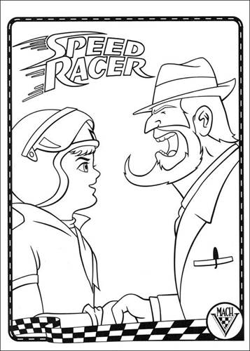 Unleash Your Creativity with Printable Speed Racer Coloring Sheets, 40 Pages