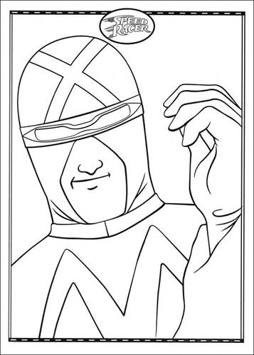 Speed Racer coloring page (004) @