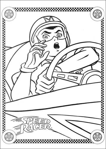 Unleash Your Creativity with Printable Speed Racer Coloring Sheets, 40 Pages