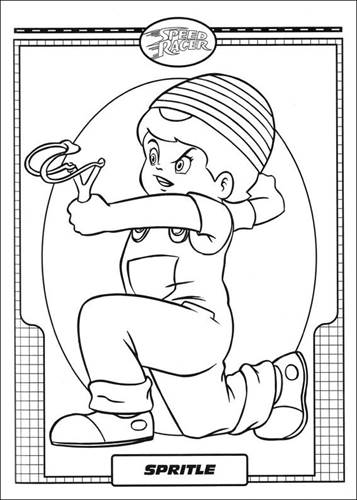 speed-racer-05 - Educational Fun Kids Coloring Pages and Preschool Skills  Worksheets