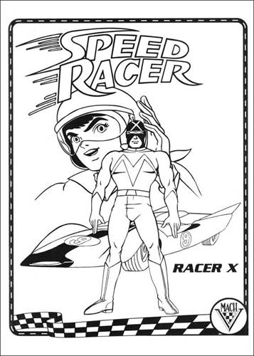 Unleash Your Creativity with Printable Speed Racer Coloring Sheets, 40 Pages