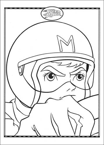 Free Printable Coloring Sheets Speed Racer 36