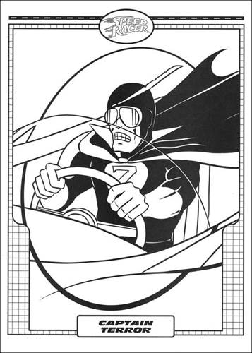 Free Printable Coloring Sheets Speed Racer 36