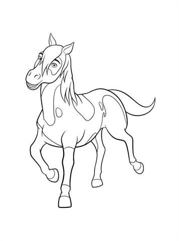 Full Size Spirit Horse Coloring Pages : You can edit any of drawings