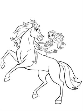 spirit untamed coloring pages