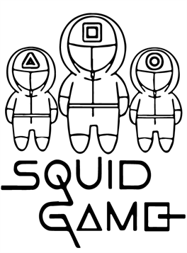 550 Among Us Squid Game Coloring Pages  Latest