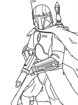 680 Coloring Pages Boba Fett  Best Free