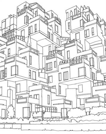 Kids N Fun Com 29 Coloring Pages Of Cities