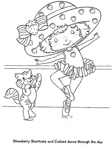 Kids-n-fun.com | 22 coloring pages of Strawberry Shortcake