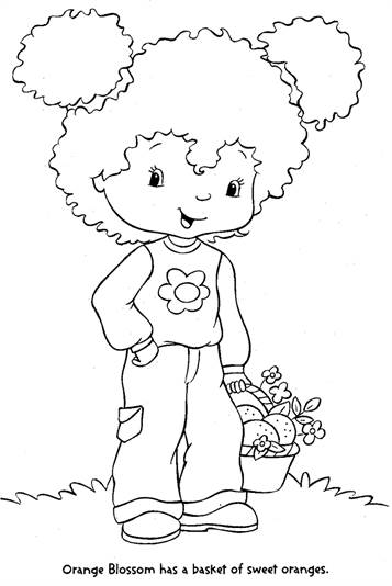 Strawberry Shortcake Coloring Pages